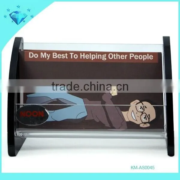 2015 Hot Sale Black Acrylic Business Card Holder photo-6