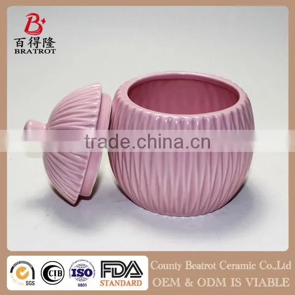 3 PCS Pink Ceramic Bathroom Accessory Set photo-5