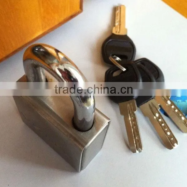 Stainless Steel Armored Square Padlock Iron Padlocks photo-4