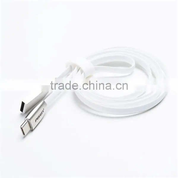 Pisen 1m 3.28ft High Quality Durable Multicolor Double Sides Workable Fast Zinc Alloy Type-C Cable photo-3