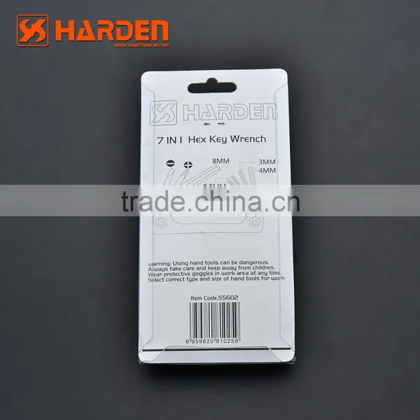 Professional Chrome Vanadium 7 In 1 Hex Key Wrench photo-4