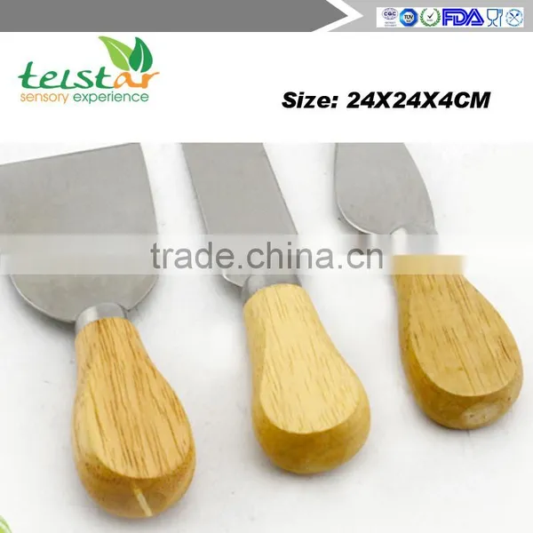 Manufacturers Selling Rugby Wooden Cheese Knife Block photo-5