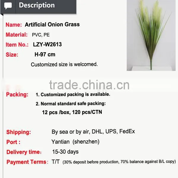 Small Onion Grass Scirpus Validus Artificial Grass Decoration Crafts Fake Grass Sale for Pot Plant photo-2
