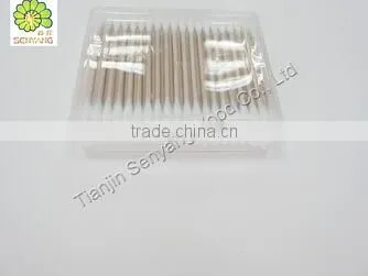 Personal Care Cosmetic Ear Bud Wooden Cotton Swab