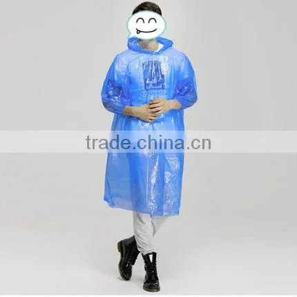 Cheap PE Raincoat Meterial With Logo photo-3