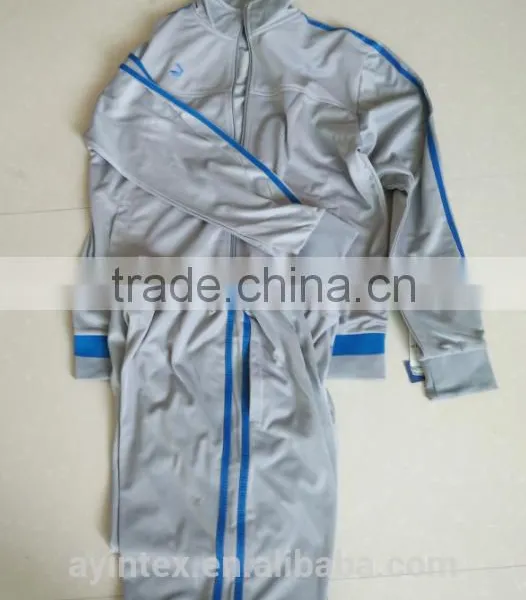 Best Sale Jogging 100%poly Tricot Sport Wear Suit photo-4