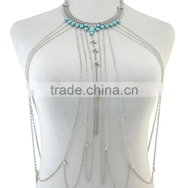 2016 Hot Sale New Alloy Long Chain Body Jewelry for Women Accessories photo-4