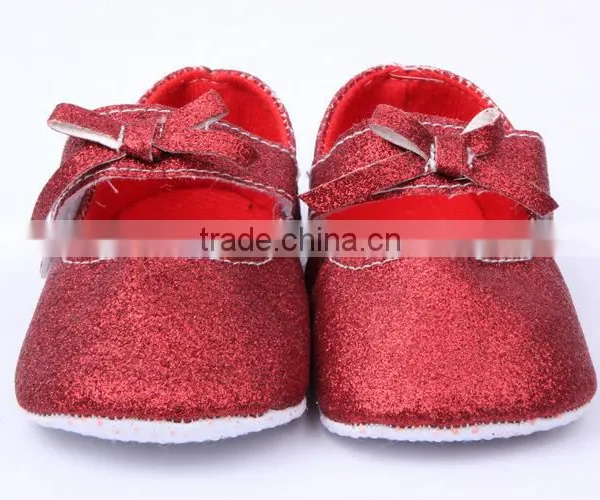 214 Brand New Infant Baby Girls Glitter Shoes Fashion Newborn Baby Soft Cotton Prewalker Baby Shoe photo-5