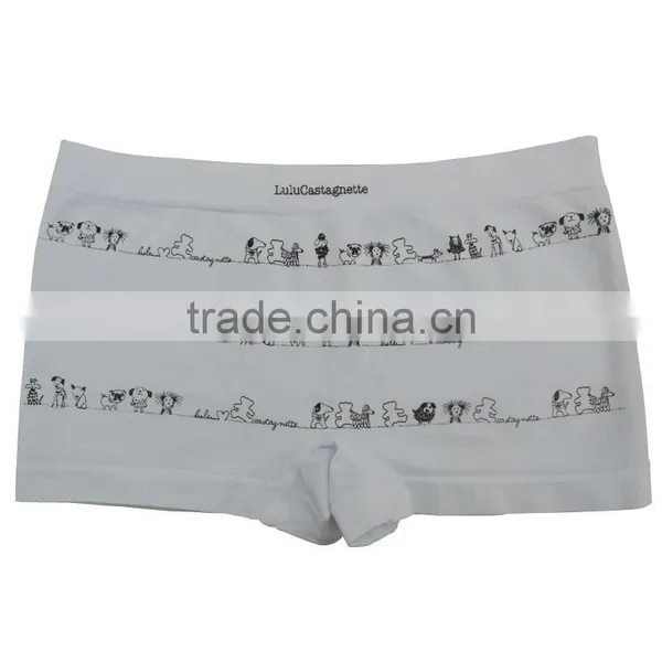 Wholesale Polyamide Seamless Boxers Shorts Cute Young Girls' Underwear photo-4