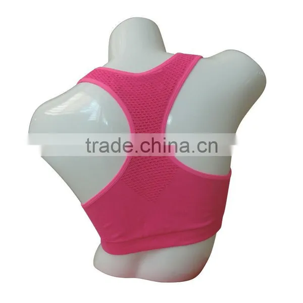 Nice Quality Seamless Woman Underwear Ladies Mesh Hole Sport Bra photo-3