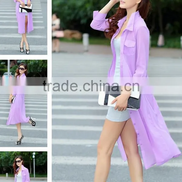 MOQ 1pc Free Size Good Quality With Cheap Price Solid Long Sleeve Women t Shirt Wholesale China,t Shirt Cardigan photo-5