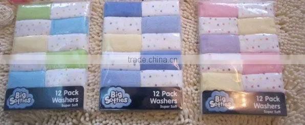 Wash Handkerchiefs/face Cloth/Towel Handkerchief 12pcs/pack