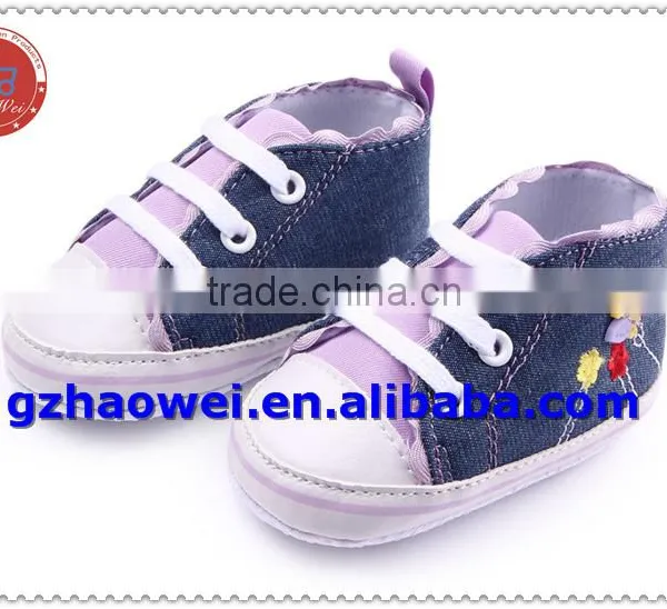 Colorful Flower Embroidered Mori Baby Girl's Prewalker photo-5