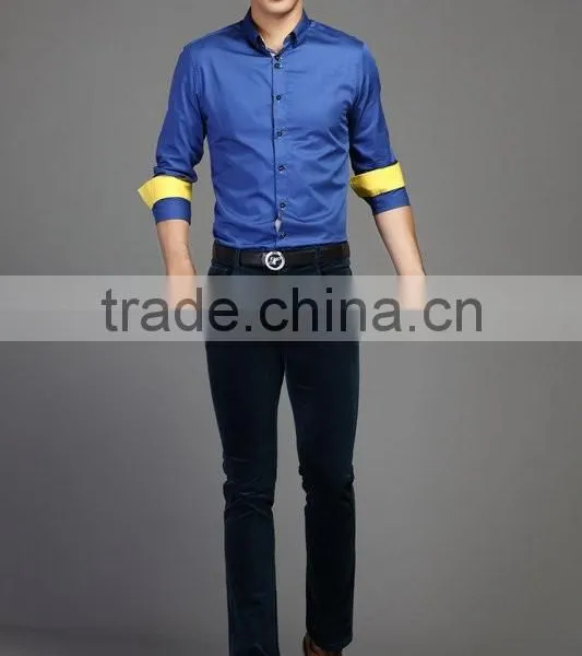 Mens Fashion Dress Shirts,double Collar Stylish Dress Shirts photo-2