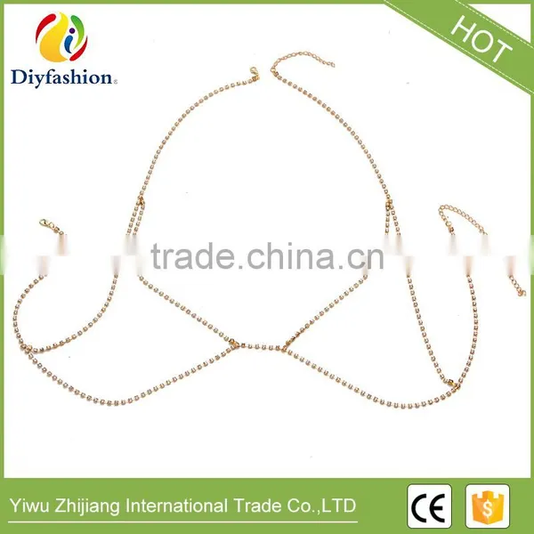 Summer Fashion Personality Diamond Sexy Body Chain for Lady photo-2