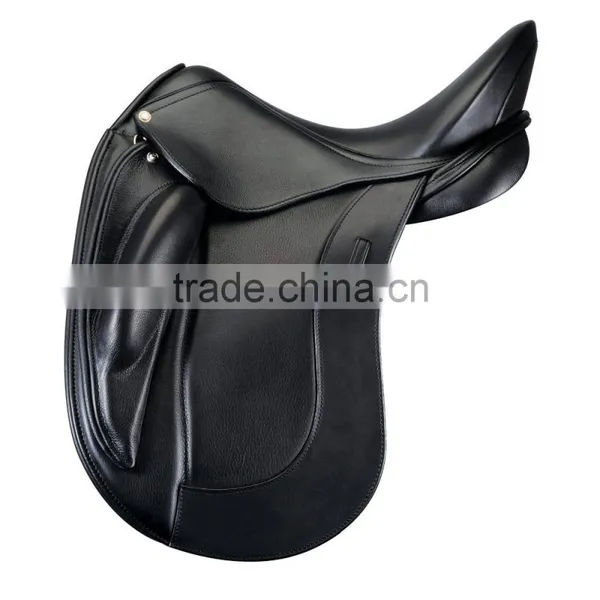 New Leather Horse Dressage Saddle photo-3