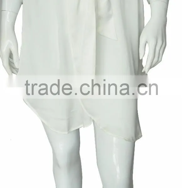2017 New Style White Matte Kimono Chiffon Robe photo-6