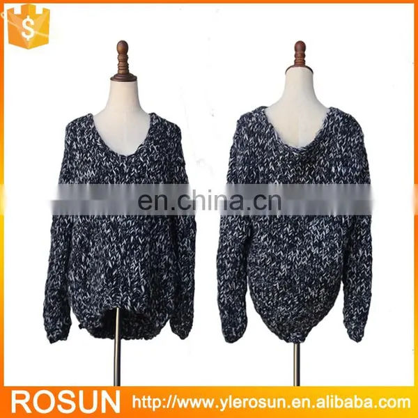 Lady Handmade Woolen New Design Pullover Sweater