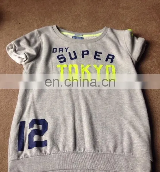 China Supplier 2016 New Design Ladies Enzyme Washed Casual Hoodie/T Shirt Tops photo-2