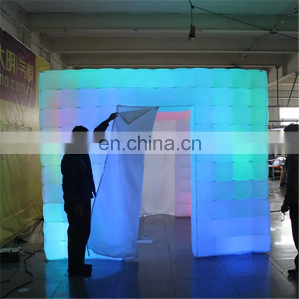 Customized Airblowing Inflatable Photo Booth/inflatable Tent With LED Light for Sale photo-3