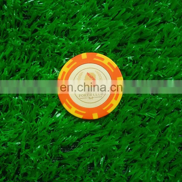 Chirstmas Golf Plastic Poker Chip Ball Markers / Printing Sticker on Both Side Plastic Ball Marker photo-3