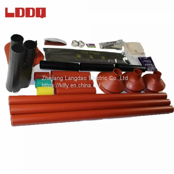 High Voltage LDDQ 3 Core Outdoor Insulation Cable Heat Shrink Termination