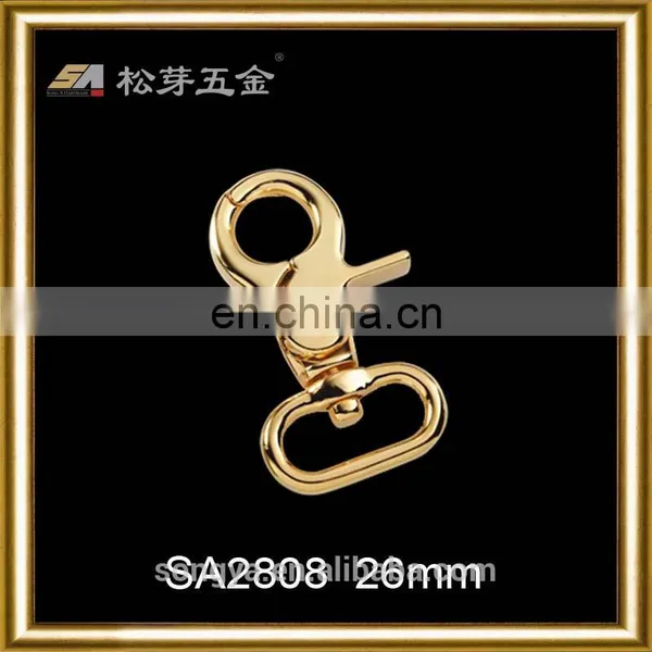 Design Custom Metal Mens Shoulder Bag Snap Hook, Bag Parts And Accessories With Good Quality photo-2