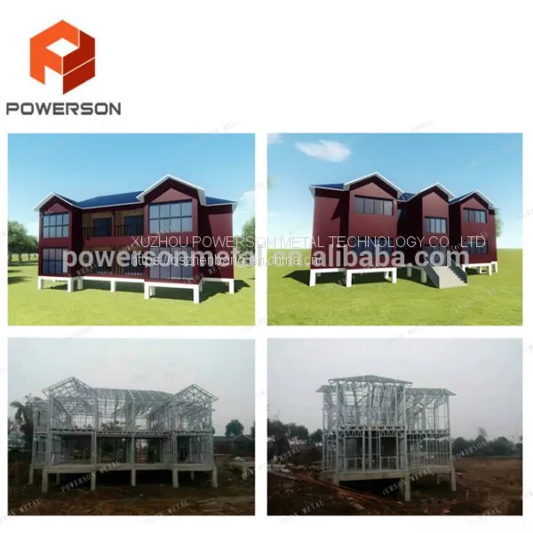 Light Steel Frame Villa Prefabricated Luxury Villa photo-3