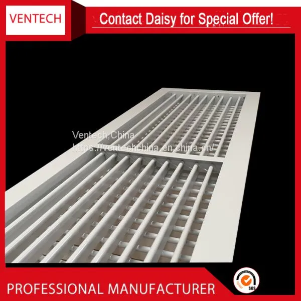 Aluminum Double Deflection Supply Register Manufacturer photo-5