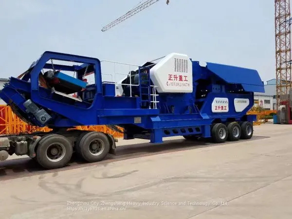 Mobile Station for Crushed Stone, Sand Making and Construction Waste photo-2