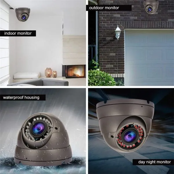 CCTV HD 1080P Metal IR Water-Vandal-Proof Dome Camera From CCTV Cameras Suppliers photo-3