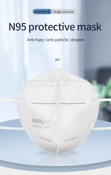 Non Woven KN95 Face Mask Soft Breathable Protective Mask Anti Micro Particles 95% Dust photo-4