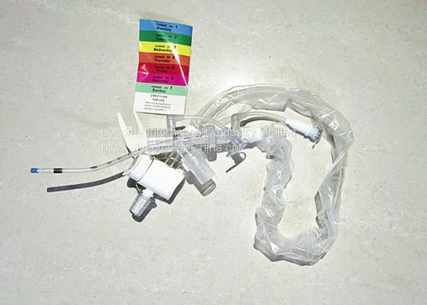 Closed Suction Catheter Medical Disposable Closed Suction System Length 300mm , 600mm With Different Color Code
