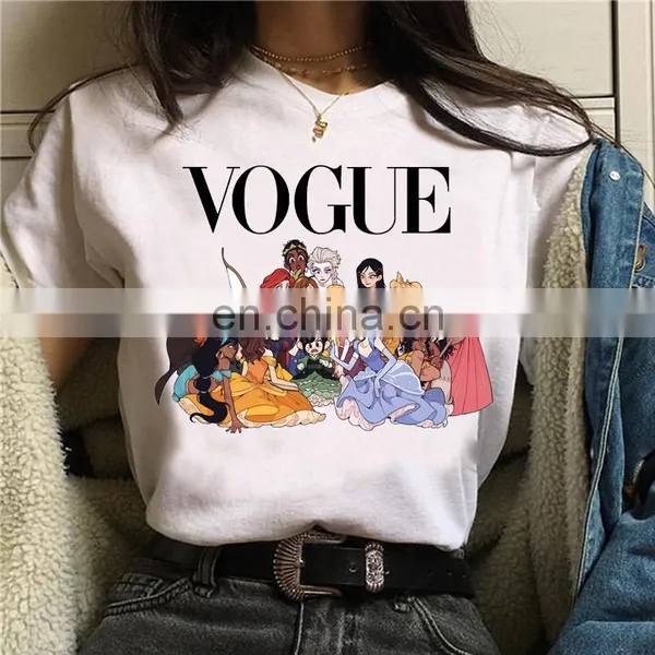 2020 Princess Vogue Tee Women Summer Graphic T-Shirts photo-2