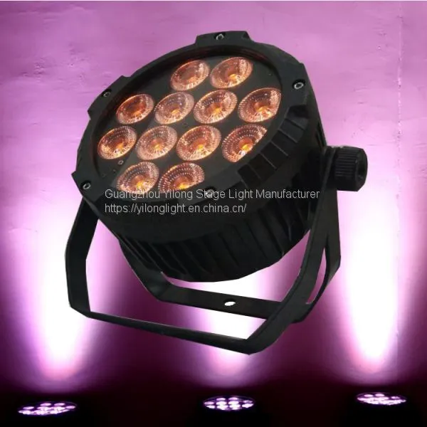 Outdoor Garden Square 12PCS 15W RGBWA+UV 6in1 Waterproof Led Project Stage Light photo-2