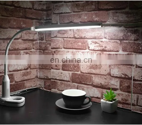 Eye Care Flexible Led Clip Desk Lamp Adjustable Touch Folding Reading Table Lamp photo-4