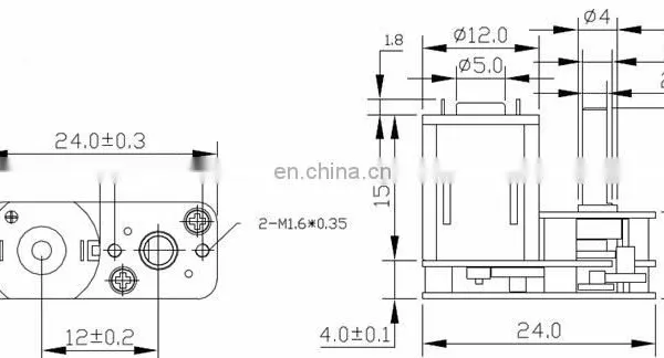 ChiHai Motor CHF-GM1024-N20VA DC Gear Motor N20 Mini Electric Gear Box With Gearwheel 3mm Shaft Diameter photo-6