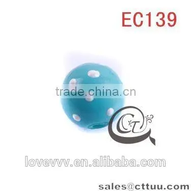 AAA 10mm Fashion Cylinder Red Acrylic Bead EC138(DIY) photo-2