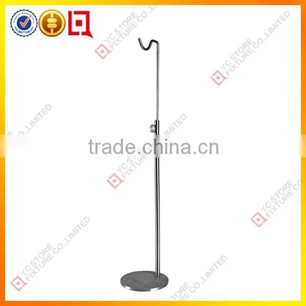 L Shape Hook Chrome Finished Bag Display Rack photo-5