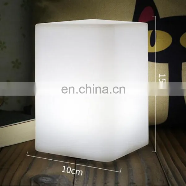 PE Remote Control Colorful Home Decoration Bar Club Used Led Cordless Table Lamp photo-4