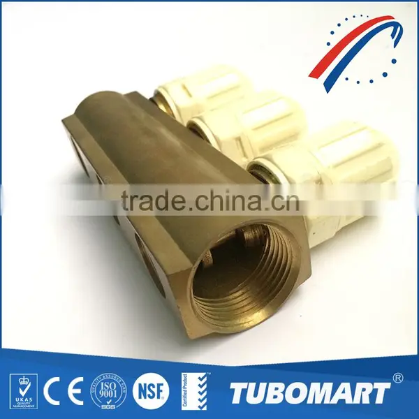 Wholesale Price BST / NPT Gas Water Distribution Floor Heating Manifold With Valve photo-3
