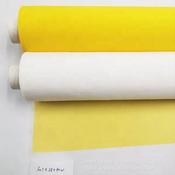 Plastic & Packaging Printing Screen PET Nylon Silk Screen Printing Mesh 36t-165t 80-420mesh Plain T-shirt Printing photo-3