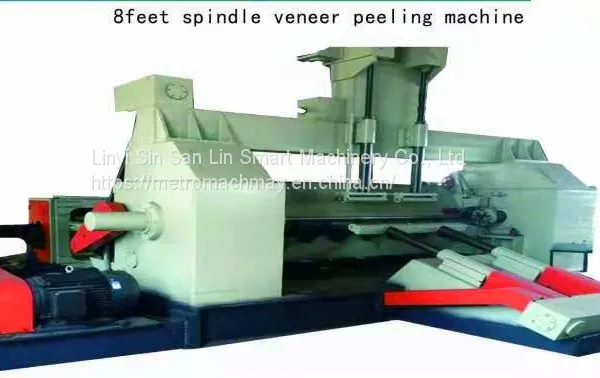 8ft Vertical Hydraulic Wood Veneer Spindle Peeling Peeler Machine for Making Plywood photo-3