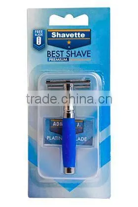 D649 Double Edge With Rubber Handle Safety Razor photo-2