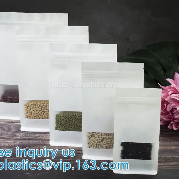 Aluminium Biodegradable Foil Packaging Soft Zipper Stand Up Bottom Gusset Plastic Drinking Pouches Bags With Straws photo-3