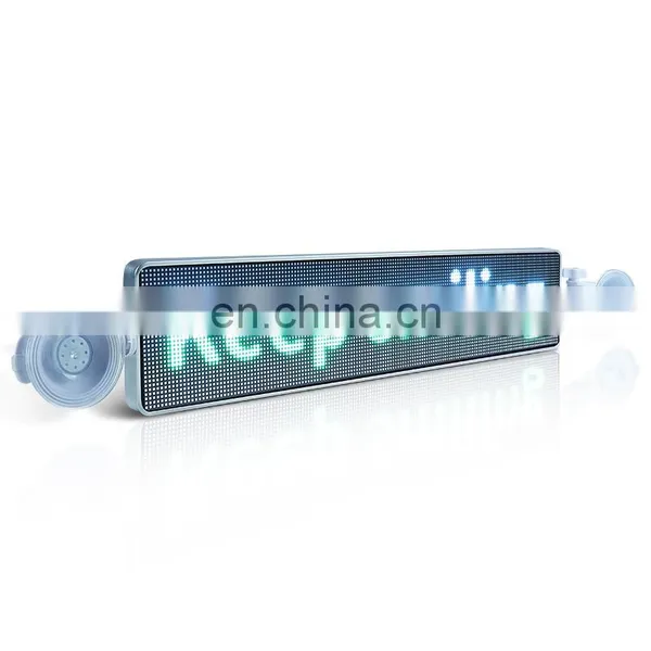 Wifi-контролируемый RGB-LED-знак полного цвета, программируемый многофункциональный автомобильный LED-экран для рекламы