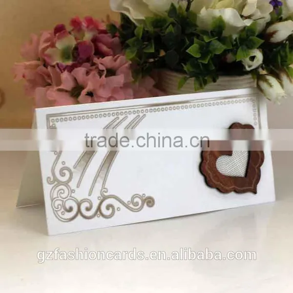 2016 Novelty Products and Cheap Love Design Wood Wedding Invitation Cards photo-5