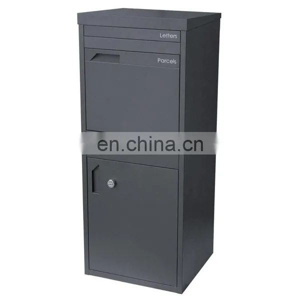 Postal Secure Waterproof Outdoor Top Opening Standalone Courier Parcel Delivery Box With Anti Theft Lock photo-2