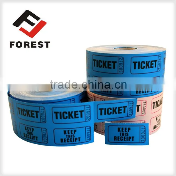 Supplied Raffle Tickets, Admission Tickets, Lottery Tickets, Game Tickets Printing photo-5