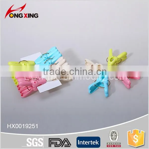 12pcs V Design Assorted Plastic Color Clothes Clips Pegs Supplier's Choice photo-3